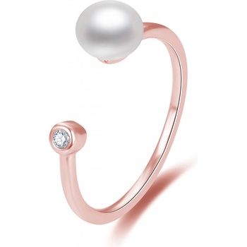 Beneto otevřený bronzový s pravou sladkovodní perlou AGG467 RG