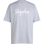 Rapha Мъжка тениска Rapha Cotton T-Shirt Large Logo T-shirt - Grey / White - размер XL (216-7082-0515)