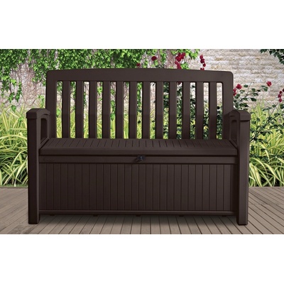 KETER Patio Bench 227 l hnedá