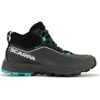 Scarpa Дамски апроуч обувки Scarpa Women's Rapid Mid GTX Approach shoes - Anthracite / Turquoise - размер 39 (EU) (119-0583-0117)