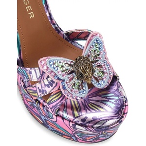 Kurt Geiger London сандали със скосена пларформа Butterfly Ankle Tie Wedge