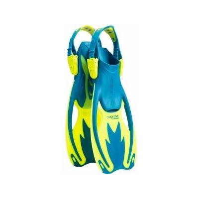 Cressi-Sub Cressi Rocks Kid Snorkeling Fins for Children - Adjustable Fins - Quick Putting On, Adjustable Foot Area - Diving Fins & Swimming Fins Children - Blue - S/M (26/32) - USF020202B
