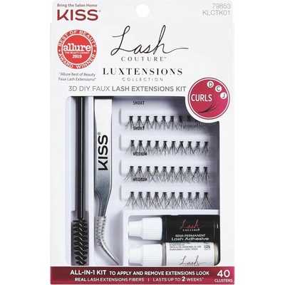 Kiss Sada pro aplikaci umělých řas Lash Couture LuXtension Cluster Kit – Sleviste.cz