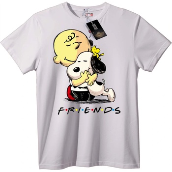 NOONEBRAND Тениска Peanuts Приятели - M, Black