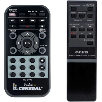 GENERAL Aiwa rc-s105 - дистанционно управление дубликат (rc-s105)