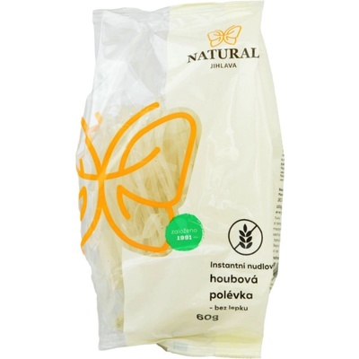 Natural Jihlava Instantná polievka hubová s ryžovými rezancami 60 g