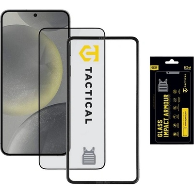 Tactical Samsung S25 / S24 TACTICAL IMPACT ARMOUR GLASS защитно стъкло за екран 3D, антибактериално + рамка, TRANSFER 57983120953 (57983120953)