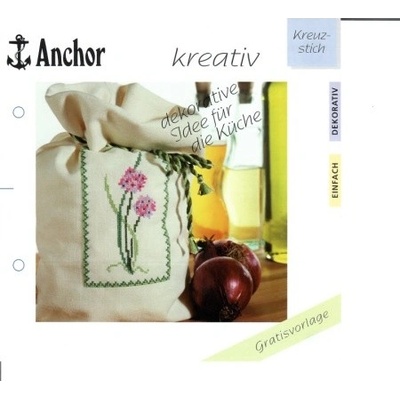 Anchor KVĚTY karta 18x18cm