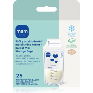 MAM Breast Milk Storage Bags пликчета за съхранение на кърма 25 бр