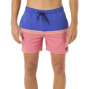 Rip Curl Бански гащета Rip curl Combine Volley swimming shorts - Blue / Pink (Wild Berry)
