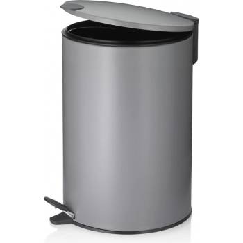 Kela Кош за отпадъци с педал Mats - светло сив - 12 л (KELA 10640)