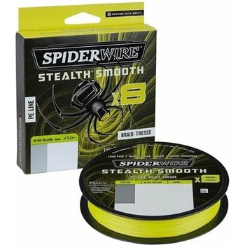 Spiderwire šnúra Stealth Smooth8 žltá 150m 0,19mm 18kg