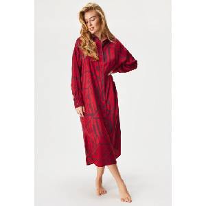 DKNY Сатенена нощница DKNY Fig Love NYC дълга (YI10081_kos)