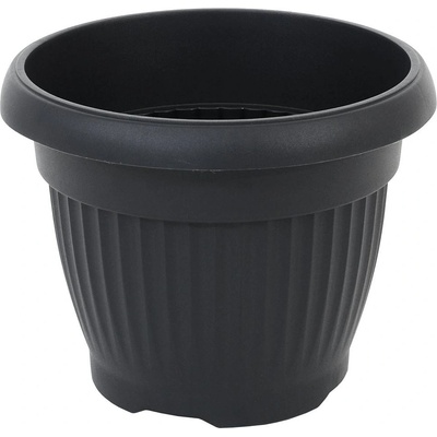 Prosperplast Terra kvetináč guľatý 55cm Antracyt S433 DCE55
