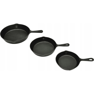 VidaXL Grilovací pánev 1 24 cm litinová