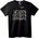 NOONEBRAND Тениска Азбучни Светлинни Низове - 6XL, White