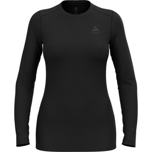 Odlo Дамско мериносово термобельо Odlo Women's Merino 160 Bl Top Crew Neck L/S Merino base layer - Black - размер XS (115-2292-0111)