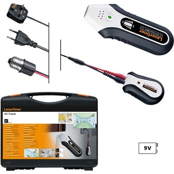 Laserliner Детектор за кабели позволяваш да се локализират свързани електрически вериги и съответния предпазител Laserliner AC Tracer 083.050A - 200-240V AC (083.050A)