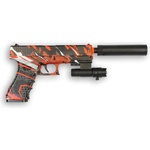 Sunny Blaster Glock - 2, пистолет за водни гел топчета с аксесоари, черен (Glock-2)