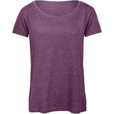 B&C Collection B&C TRIBLEND / Дамска тениска - лилаво-кафяво L (01TW56i3303)