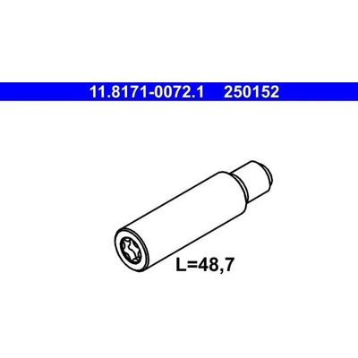 Vodiaci čap brzdového strmeňa ATE 11.8171-0072.1