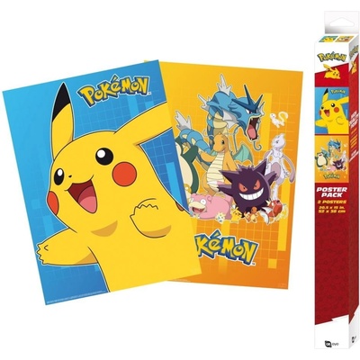 NNM плакат (комплект от 2) POKEMON - Colorful Characters - GBYDCO049