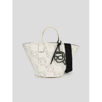 KARL LAGERFELD Ikonik 2.0 Perforated Дамска чанта Karl Lagerfeld | Byal | ЖЕНИ | ONE SIZE