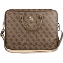Tašky a batohy na notebooky Guess GUCB15G4GFBR PU 4G Metal Logo Computer Bag 15/16" Brown