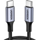 Ugreen 70428 USB-C / USB-C PD QC 3.0 5A 100W, 1,5m, sivý
