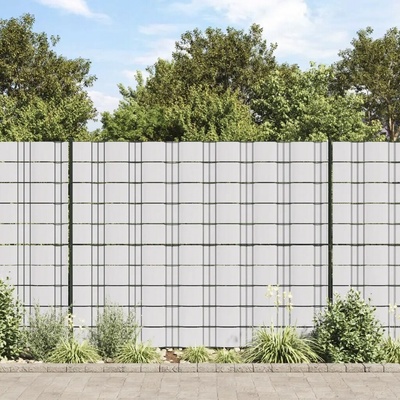 zahrada-XL Stínící plotové fólie 4 ks PVC 35 x 0,19 m bílé