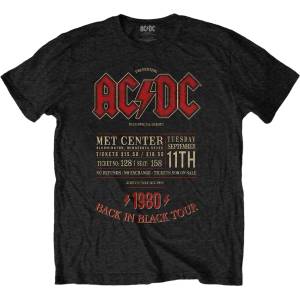 AC/DC Minnesota '80 Black S Риза (ACDCTS90MB01)