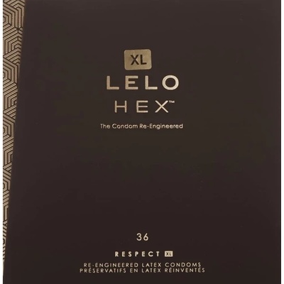 LELO 36 бр. Луксозни презервативи Lelo Hex XL