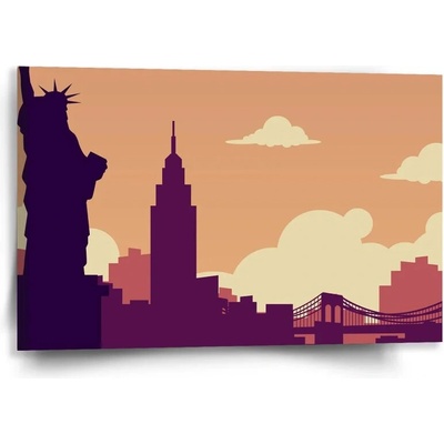 Sablio Obraz New York Socha slobody Art - 60x40 cm