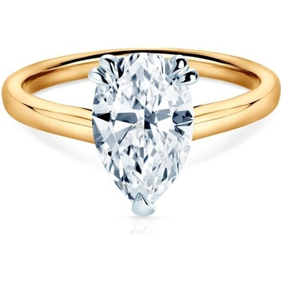 Savicki Zásnubný prsteň dvojfarebné zlato laboratórny diamant SAVR96123 YW LGD 200