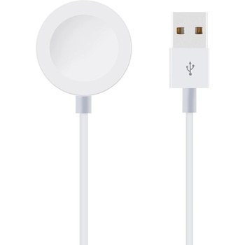OBALME USB-A кабел с магнитен конектор за зареждане на Apple Watch (100 см) (бял) - OBALME Apple Watch Inductive Cable (OMAW25AWH)