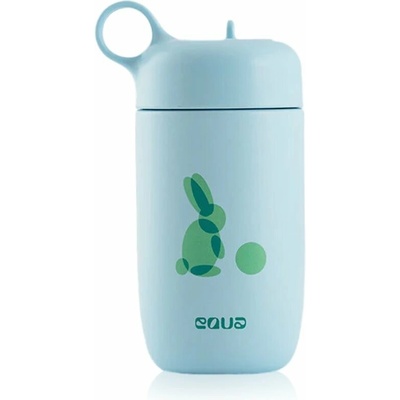 Equa Kids fľaša na vodu z nehrdzavejúcej ocele Rabbit 400 ml