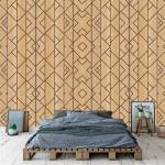 Art Gift Decor Тапет - дървена плетеница
