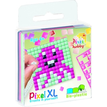 Pixelhobby Мозайка с пиксели XL, Pixelhobby, Магнит за хладилник - Октопод (27025)