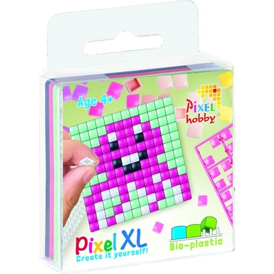 Pixelhobby Мозайка с пиксели XL, Pixelhobby, Магнит за хладилник - Октопод (27025)