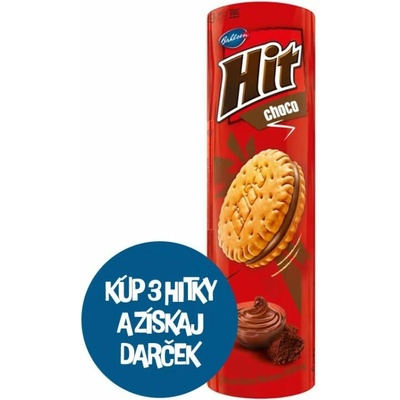 Bahlsen Hit Choco sušienky s náplňou s čokoládovou príchuťou 220 g