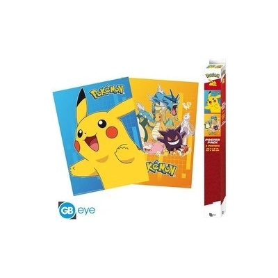 Pokémon - sada 2 plagátov