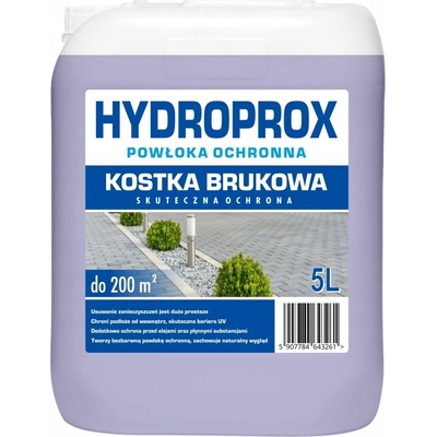 Impregnace na zámkovou dlažbu HYDROPROX bezbarvá 5 l, ochranná vrstva až na 200 m²