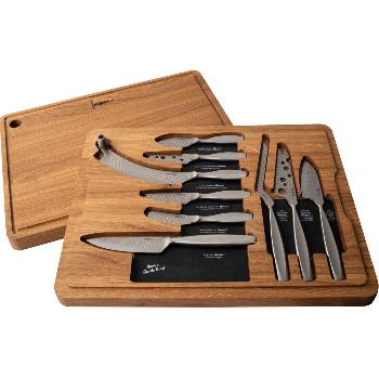 Boska Ножове за сирене Ultimate Monaco Plus с дъска за сервиране 10 части (BO-307200)