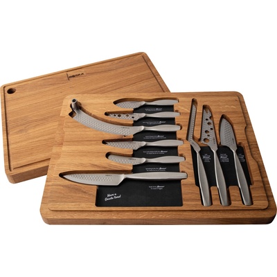 Boska Ножове за сирене Ultimate Monaco Plus с дъска за сервиране 10 части (BO-307200)