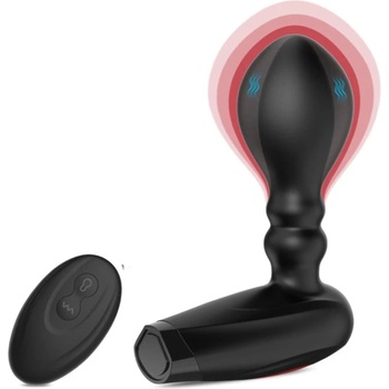 SuperLove Inflatable Vibrating Prostate Stimulator Black