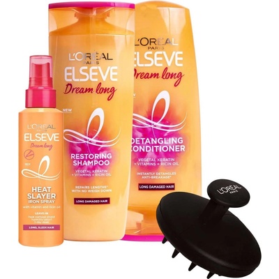 L'Oréal L'Oréal Elseve Комплект Dream Long - Шампоан, Балсам и Термозащитен спрей, 250 + 200 + 150 ml
