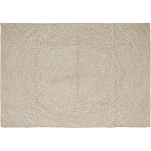 vidaXL Килим за площ Естествено и бяло 160 x 230 cm юта (42010607)