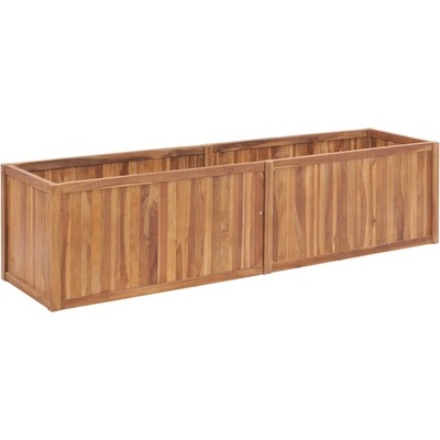 vidaXL Vyvýšený záhon 200 x 50 x 50 cm masivní teakové dřevo