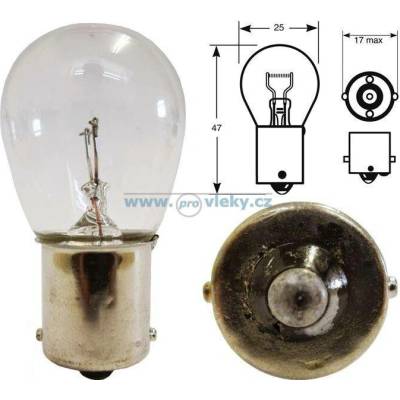 Autolamp 12V 21W BA15s P21W A2447