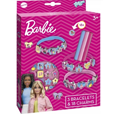 Totum Творчески комплект Totum - Barbie, Направи сам гривни, 3 броя (T501195)